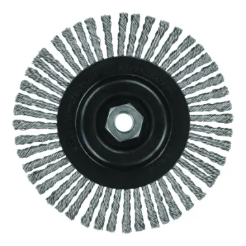 DeWALT® XP™ DW49252 Wheel Brush, 6-1/2 in Dia Brush, 5/8 in W Face, 0.02 in Dia Stringer Bead Knot Filament/Wire, 5/8-11 Arbor Hole