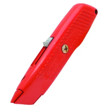 Stanley® 10-189C Safety Utility Knife, Spring Loaded/Self-Retracting Blade, 1 Blade Included, Steel Blade, 5-7/8 in OAL