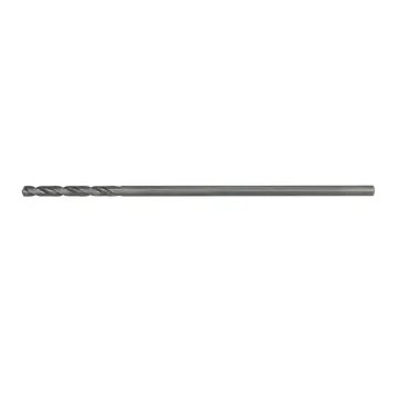 Drillco 1200A116 Type C Imperial Aircraft Extension Drill, 1/4 in Drill - Fraction, 0.25 in Drill - Decimal Inch, 135 deg Point, HSS