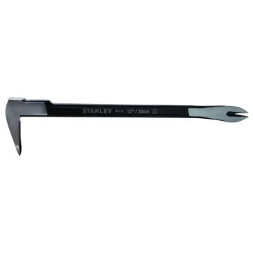 Stanley  55-115 Precision Claw Bar, Angled/Claw Tip, 12 in OAL, Forged High Carbon Alloy Steel