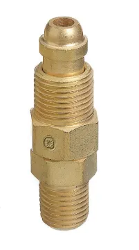Western Enterprises® AW-427 Inert Arc Adaptor Brass Inert Arc Adaptor, 1/4 in Nominal, NPT End Style, Brass, Domestic