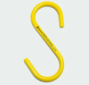 Spanwell SW0950 Hook, S-Hook Hook, 50 lb Load, Aluminum, Yellow