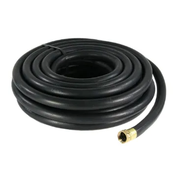 Black Rubber Water Hose 3/4" x 50'