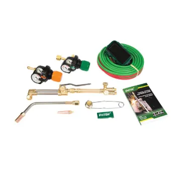 Victor® by ESAB® 0384-2111 Journeyman II EDGE™ 2.0 Robust Cutting Outfit, CA 2460+, WH 315FC+, ESS42-15-510 Acetylene/ESS42-150-540 Oxygen, 2