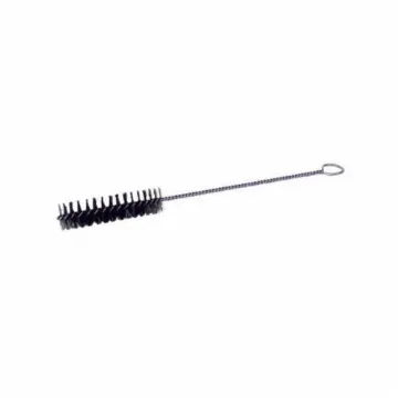 Weiler® 44111 Maintenance Tube Brush, 1/2 in Dia x 3 in L, 8-1/2 in OAL, 0.01 in Dia Filament/Wire, Nylon Fill