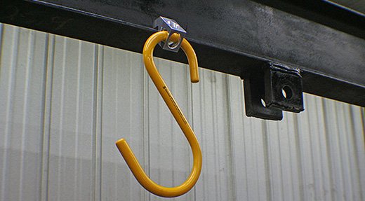 . Spanwell SW0950 Hook, S-Hook Hook, 50 lb Load, Aluminum, Yellow