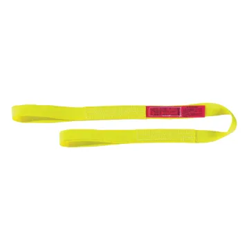 Lift-All® Webmaster® 1600 EE2801NFX2 Eye and Flat Eye Web Sling, 2 ft L x 1 in W, 3200 lb, Nylon