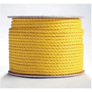 Erin Rope TWPY120600 3-Strand Premium Twisted Rope, 3/8 in Dia x 600 ft L, Yellow, Polypropylene