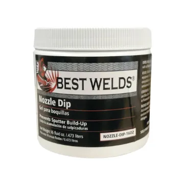 Best Welds® NOZZLE-DIP-16OZ Anti-Spatter Nozzle Dip Gel, 16 oz Jar, Gel Form, Blue