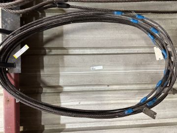 Picture of Lift-All® 38ENX2 Permaloc Domestic Wire Rope Sling, 3/8 in Dia Wire Rope, 2 ft L, Steel, Endless End Style