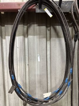 Picture of Lift-All® 38ENX4 Permaloc Domestic Wire Rope Sling, 3/8 in Dia Wire Rope, 4 ft L, 2.3 ton, Steel, Endless End Style