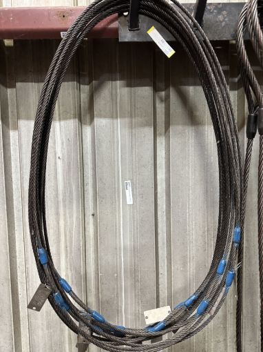 Picture of Lift-All® 38ENX4 Permaloc Domestic Wire Rope Sling, 3/8 in Dia Wire Rope, 4 ft L, 2.3 ton, Steel, Endless End Style