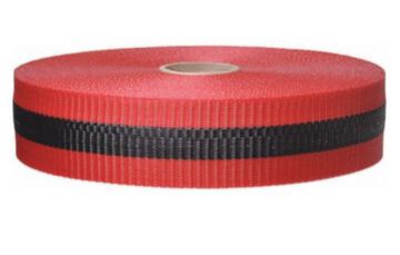 Picture of Harris Industries WB-3-RB WB Barricade Tape, Red, Black, 150 ft L x 2 in W, Polypropylene