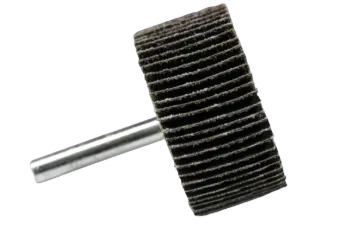 Precision Abrasives 80-0027-21 Mounted Flap Wheel, 2 in Dia Wheel, 1 in W Face, 1/4 in Dia Shank, 80 Grit, Aluminum Oxide Abrasive