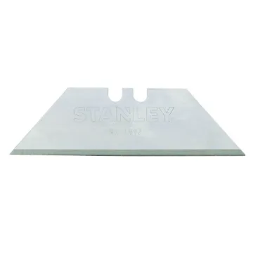 Stanley® 1992® 11-921 Heavy Duty Utility Knife Blade, Sharp Point/Straight Edge, 2-7/16 in L x 3/4 in W, 0.024 in THK, High Carbon Steel