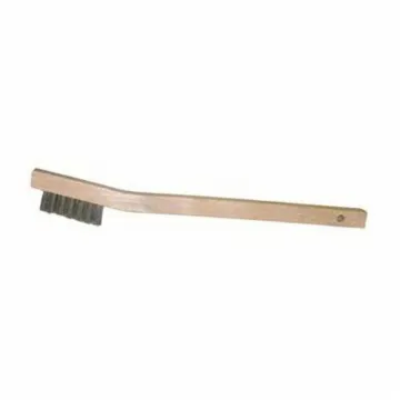 Vortec Pro® 44805 Small Handle Scratch Brush, 7-1/2 in L x 1/2 in W Block, 1/2 in L Stainless Steel Trim