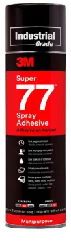 3M™ 7000000931 Spray Adhesive, 24 fl-oz Container Aerosol Can Container, Clear, 150 deg F