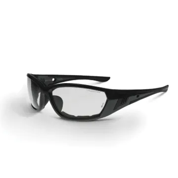 CrossFire® 3564 710 Safety Eyewear, Anti-Fog/Hard Coat/Impact-Resistant, Clear Lens, Full-Frame Frame, Pearl Gray, EVA Foam Lined Frame, Polycarbonate Lens, ANSI Z87.1+