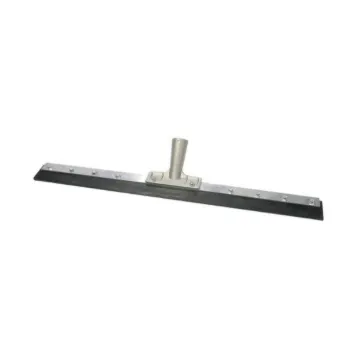 Weiler® 45507 455 Heavy Duty Floor Squeegee, 24 in L, Rubber Blade, Straight Blade Shape, 60 in L Handle