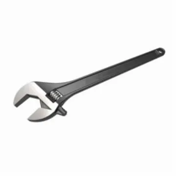 Crescent® AT215BK Adjustable Wrench, 1-11/16 in, Black Oxide, 15 in OAL, Heat Treated Alloy Steel Body, Heat Treated Alloy Steel