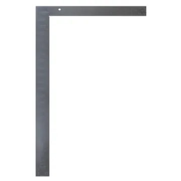 Johnson CS2 Framing Square, 24 x 2 in, 1/8 in, 1/10 in, 1/12 in, 1/16 in Graduation, 16 x 1-1/2 in Tongue, Steel