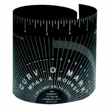 JACKSON SAFETY® Curv-O-Mark® Wrap-A-Round® 14756 XX-Large Flexible Pipe Marking Tool, 6 to 16 in Dia, Black
