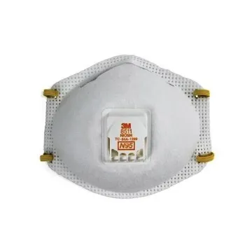 3M™ 7000002056 Cup Style Disposable Particulate Respirator, Standard, Resists: Airborne Biological Particles, Certain Oil, Non-Oil Based Particles, Dust and other Particles
