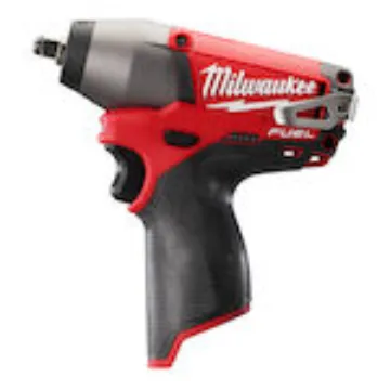Milwaukee® M12™ FUEL™ 2454-20 Compact Cordless Impact Wrench, 3/8 in Straight Drive, 2650/3500 bpm, 117 ft-lb Torque, 12 V DC, 6-1/2 in OAL