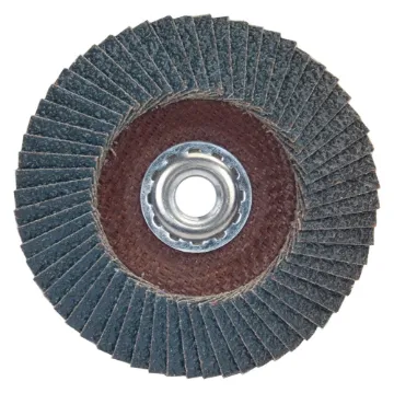 Norton® 78072754482 Sand-O-Flex Flap Wheel, 6-1/2 in Dia Disc, 5/8-11 in Center Hole, 80 Grit, Medium Grade, Zirconia Alumina Abrasive, Type 29 Disc