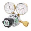 Picture of Harris® 3000510 25GX Medium to Heavy Duty Regulator, Gas Service Oxygen, CGA 540 Inlet x 9/16-18 rh Outlet, 2.5 in Gauge