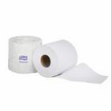 Picture of TORK® TM1616S Universal Bath Tissue Roll, 4.4 in Dia, 2 Plys, Paper, White, 4 in W