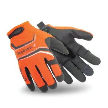 Picture of HexArmor® 4074-S (7) 4074 Ventilated Back Cut-Resistant Gloves, S, Adjustable Cuff, Resists: Abrasion, Cut and Puncture, ANSI Cut-Resistance Level: A5, ANSI Puncture-Resistance Level: 3, Paired Hand