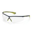 Picture of HexArmor® 11-15001-04 VS250 Lightweight Safety Eyewear, TruShield®, Clear Lens, Wrap Around Frame, Charcoal, TPU Frame, Polycarbonate Lens, ANSI Z87.1.2015, CE EN166, CSA Z94.3, High Impact Rated Z87+