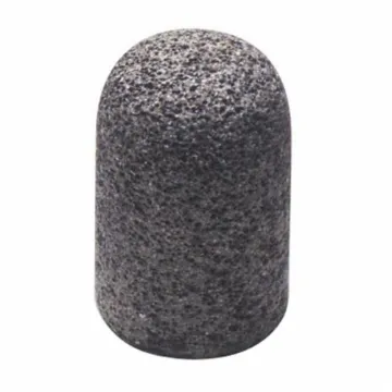 CGW® 49040 Grinding Plug, 1-1/2 in Max Diameter, 3 in THK Head, 16R Grit, Coarse Grade, Aluminum Oxide Abrasive