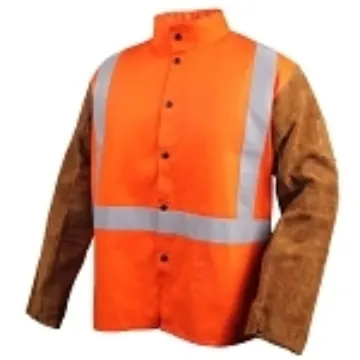 Black Stallion  JH1012-OR-2XL Jacket, 2XL, Cotton, Safety Orange, Resists: Flame