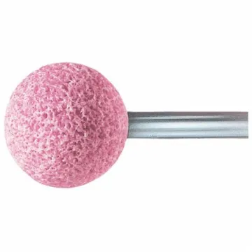 CGW® 35957 Premium Pink Mounted Point, A11 Tree Point, 7/8 in Dia x 2 in L Head, 1/4 in Dia Shank