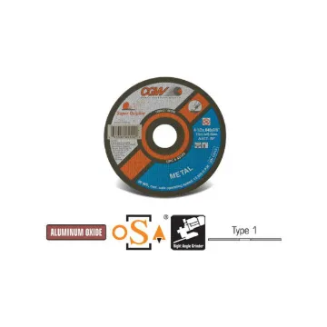CGW® Super Quickie Cut™ 45102 Straight Cut-Off Wheel, 4-1/2 in Dia x 0.045 in THK, 7/8 in Center Hole, 60 Grit, Aluminum Oxide Abrasive