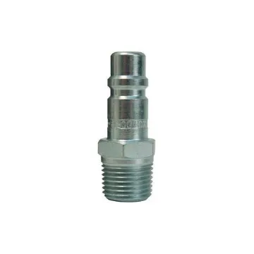 Dixon® DCP2502 Air Chief Industrial Quick Connect Plug, 1/4-18 Nominal, Quick Disconnect Plug x Male NPTF, 300 psi Pressure, Steel, Domestic