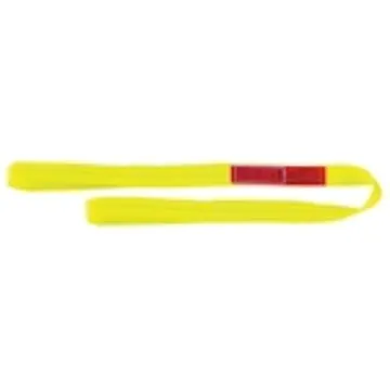 Lift-All® Webmaster® 1600 EE1801DFX2 Eye and Flat Eye Web Sling, 2 ft L x 1 in W, 1600 lb, Polyester