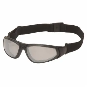 Pyramex® GB4010ST XSG® Dual Lens Protective Goggles, Anti-Fog Clear Lens Polycarbonate Lens, Yes UV Protection, Polyester Strap, ANSI Z87.1, CE EN 166, CAN/CSA Z94.3-07