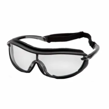 Pyramex® SB4610STP Sport Style Safety Eyewear, H2X Anti-Fog, Clear Lens, Black, Polyamide 6.6 Frame, Polycarbonate Lens, ANSI Z87.1, AS/NZS 1337, CAN/CSA Z94.3-15, CE EN166, MIL-PRF 32432