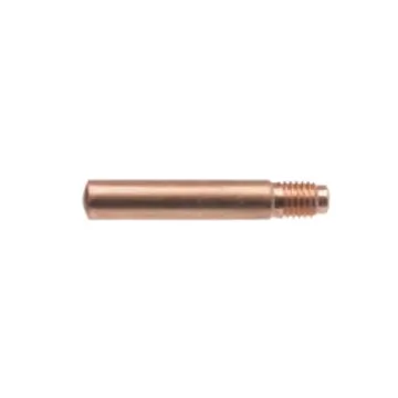 Tweco® 14-35 Standard Contact Tip, 0.035 in Wire, 0.044 in ID Tip, 1/4-28 UNF Thread, For Use With Gas Diffuser/MIG Gun, Copper Alloy, Smooth