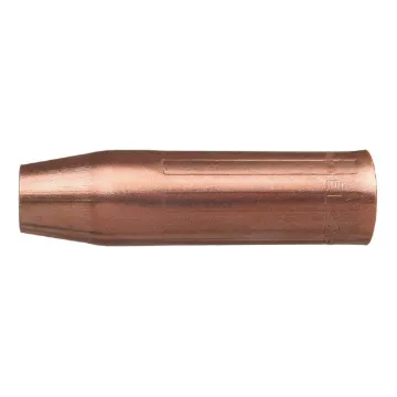 Tweco® EL22CT-37 Standard/Thread-On Self Insulated Nozzle, 3/8 in Dia Bore, 1/8 to 5/32 in Tip Recess, For Use With EL52CT Series Gas Diffuser, Copper Alloy