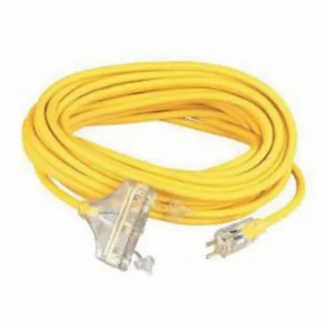 CCI® Tri-Source® 04189 SJTW Extension Cord With Neon Power Indicator Light, 15 A/125 VAC, 12/3 AWG, 100 ft L Cord