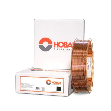 HOBART® S307608-085 70S-6 MIG Wire, 0.035 in Dia Wire, 45 lb Container, Carbon Steel Wire