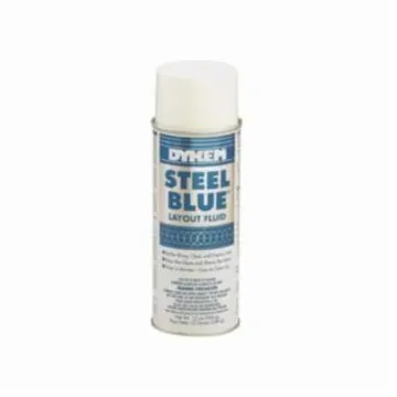 Dykem® STEEL BLUE® 80000 Layout Fluid, 16 oz Aerosol Can, Sweet/Solvent, Liquid, Steel Blue