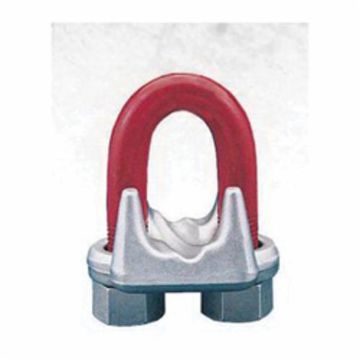 Picture of Crosby® 1010239 Red-U-Bolt® G-450 Wire Rope Clip, 1 in, Steel, 5 Clips, 26 in Rope Turn Back