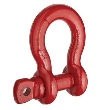 Picture of Crosby® 1018605 Anchor Shackle, 13.5 ton Load, 1-3/8 in, 1-1/2 in Dia Screw Pin, Self-Colored