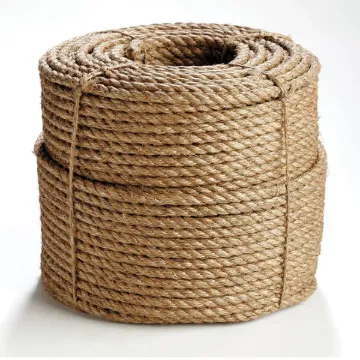 Picture of Erin Rope TWM120600 3-Strand Twisted Manila Rope, 3/8 in Dia x 600 ft L, Natural Abaca Fiber