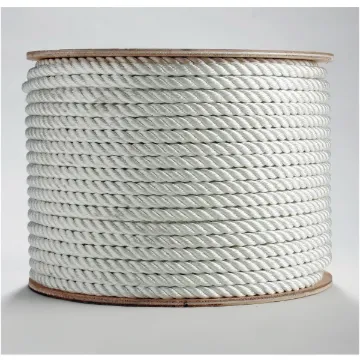 Picture of Erin Rope TWN200600 3-Strand Twisted Rope, 5/8 in Dia x 600 ft L, White, Nylon